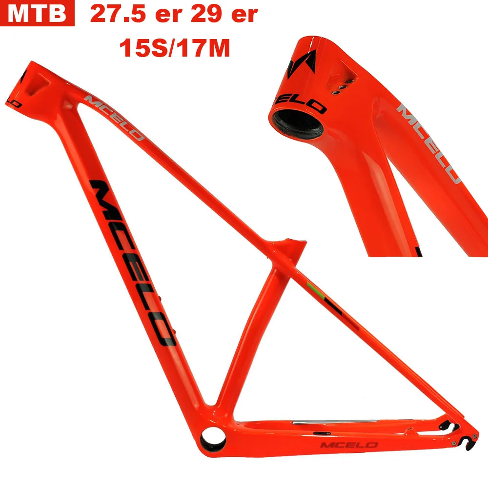 MCELO велосипедная рама mtb углеродная Складная дисковый тормоз 27 5 er 29 T800 M2902
