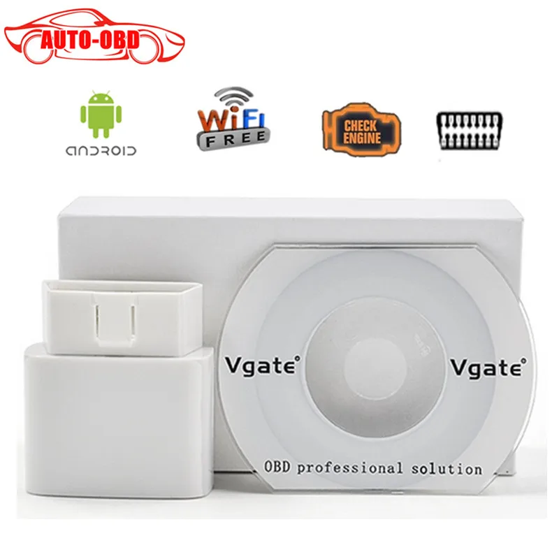 ELM 327 wifi оригинальный Vgate iCar elm327 OBDII OBD2 чехол для инструментов диагностики