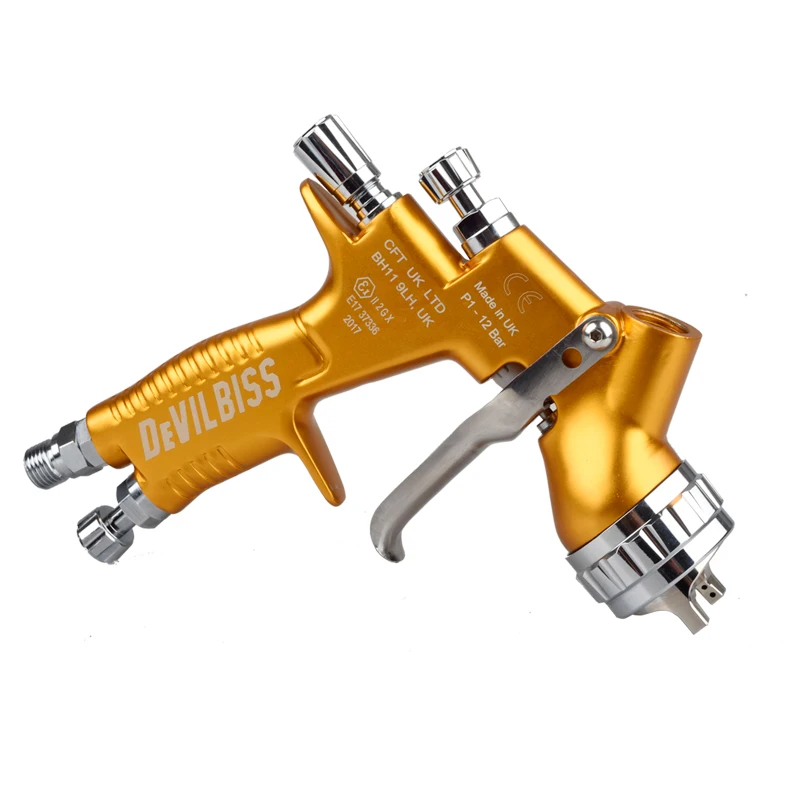 lvmp spray gun professional spray gun GTI pro lite golden paint gun