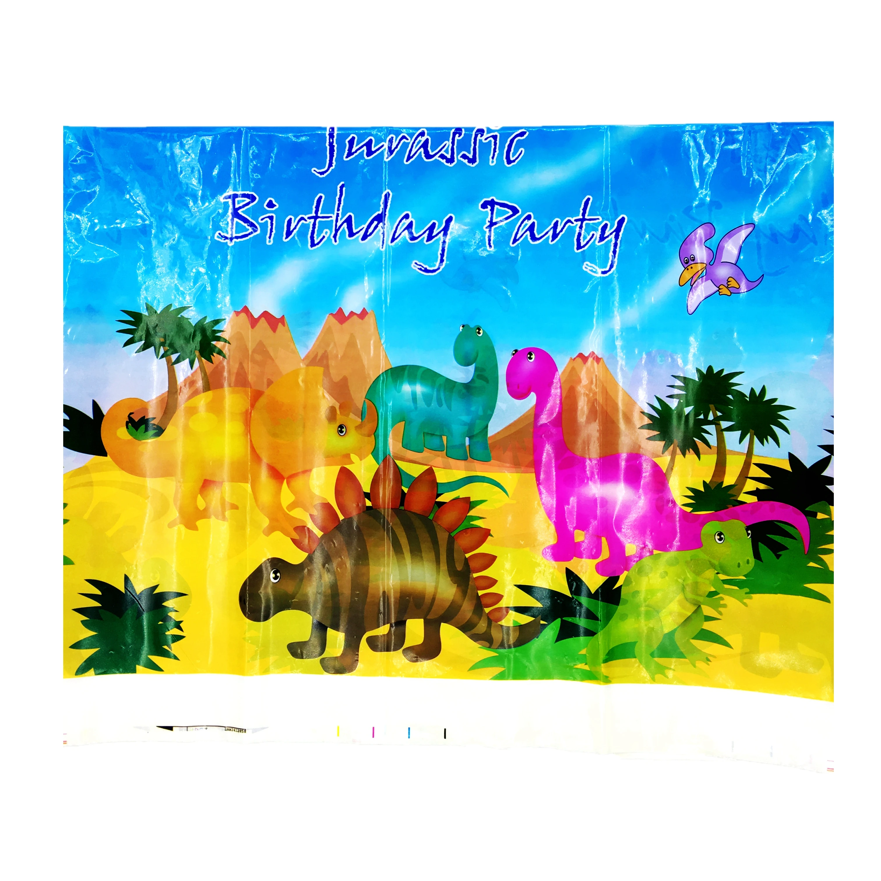 

1pcs/lot Dinosaur Theme Tablecover Birthday Party Baby Shower Decor Plastic Tablecloth Kids Boys Favors Maps picnic Tablecloth