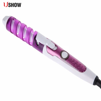 

Electric Magic Hair Styling Tool Rizador De Pelo Hair Curler Roller Pro Spiral Curling Iron Wand Curl Styler