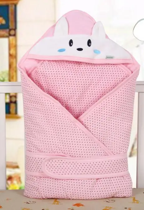 Новинка года, весенний осенний, зимний, летний, детское одеяло с кроликами, Parisarc, детские одеяла для новорожденных, спальный мешок - Цвет: pink