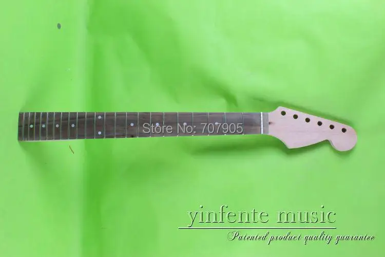 

37# New Unfinished Electric guitar neck rosewood Fingerboard 22 fret 25.5