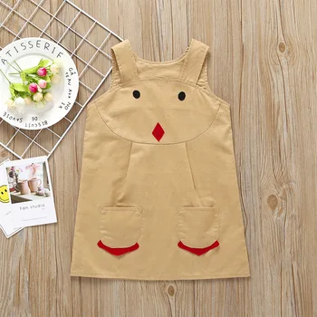 

2019 new cotton and linen sleeveless vest dress girls casual skirt cross-border hot sale AliExpress