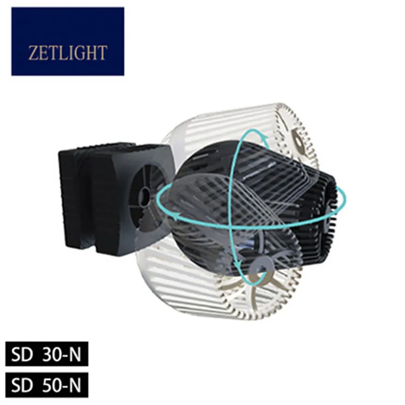 Zetlight SD30N SD50N волновой Производитель VVVF насос с магнитной присоской для резервуара