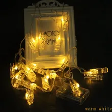 3 м 20 led фото клип гирлянда фото Праздник год Рождество вечеринка Свадьба дом декоративная светодиодная лампа 3AA батарея