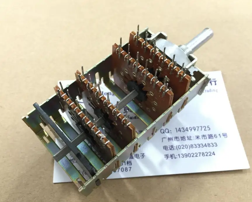 2PCS/LOT ALPS 94V 1 rotary band switch 24 positioning 4 knife 11 gear