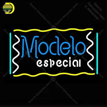 Modelo Especial Neon Sign Glass Tube Handmade neon light Sign Decorate Hotel Beer Bar Pub club Iconic Neon Light Lamp Advertise