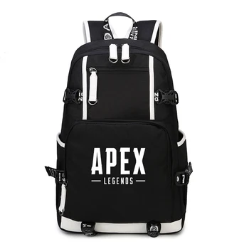 

Apex Legends Logo Backpack Loose strap adjustable High quality Harajuku Kpop Printed Canvas teenagers Backpack