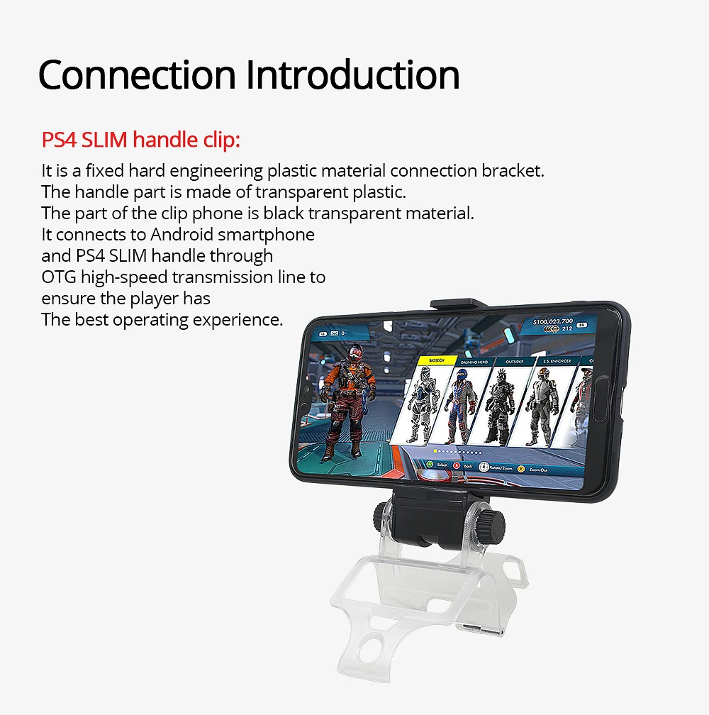 TISHRIC держатель для телефона кронштейн Геймпад контроллер для PS4 DualShock Xbox One контроллер геймпад ручка