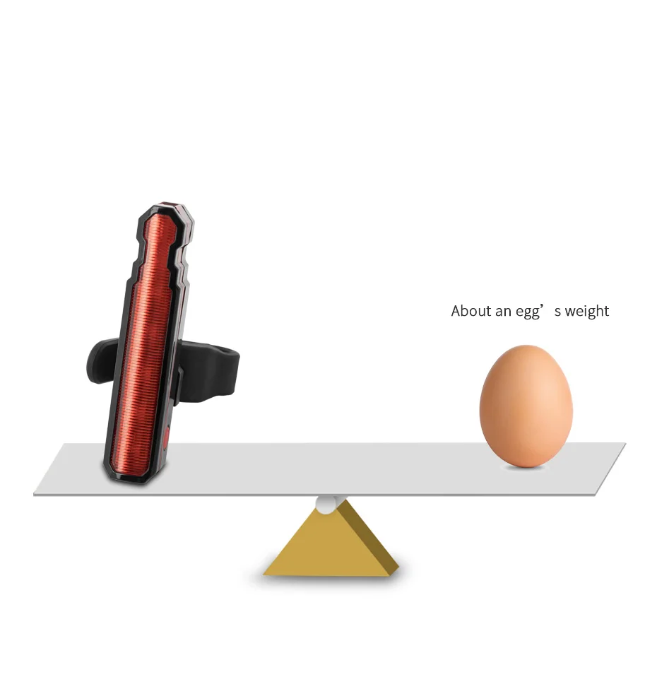 Clearance CoolChange Bike Light Waterproof LED Taillight Cycling Safety Warning Light USB Rechargable Night Riding MTB Bicycle Rear Light 7