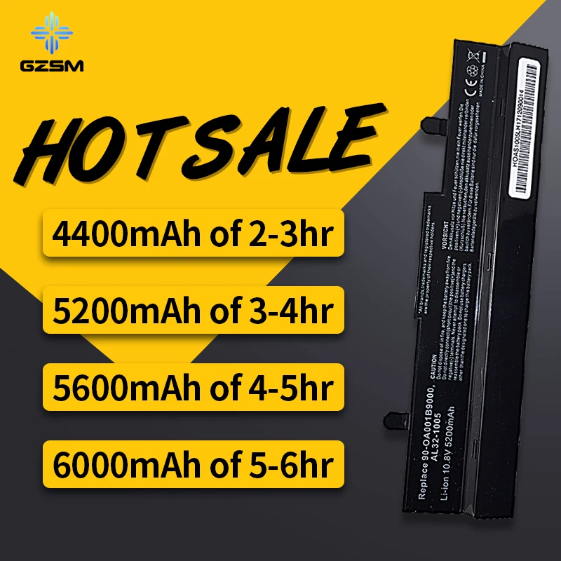 HSW Аккумулятор для ноутбука Asus Eee PC 1001 1001HA P 1001PQ X 1005 H 1005HA 1005PE 1005PR AL31-1005 AL32-1005 |