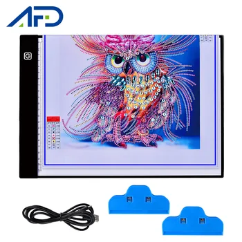 

DIY 5D Diamond Painting Portable Digital LED Light Board Table A4 Copy Table LED Boards Writing Painting Light Box Tracing Board
