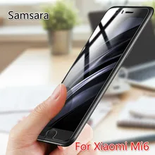 2.5D protecteur d'écran pour xiaomi mi 6 verre 9 H dureté pré mi um verre trempé pour xiaomi mi 6 xio mi verre protecteur trempé(China)