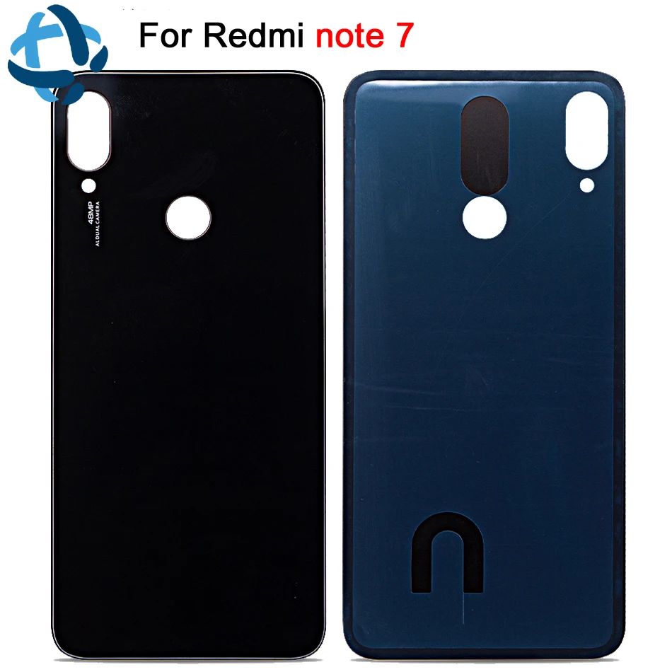 Новинка для Redmi note7 Pro задняя крышка батарейного отсека стеклянная панель Задняя Дверь Корпус чехол для Redmi note 7 pro задняя крышка батарейного отсека дверь