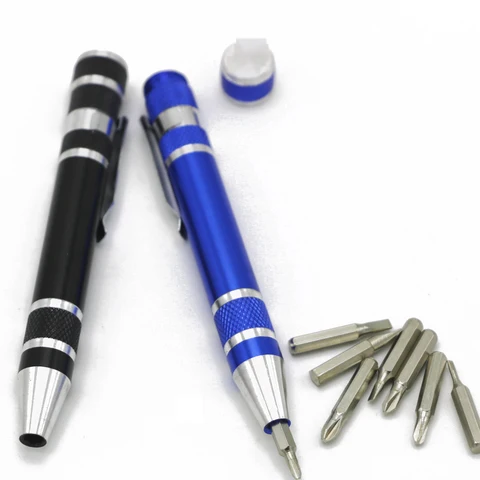 Multifunction 8 In 1 Mini Aluminum Precision Pen Screw Driver Screwdriver Set Repair Tools Kit for Rc Helicopter Toys Rc Drone Multifunction 8 In 1 Mini Aluminum Precision Pen Screw Driver Screwdriver Set Repair Tools Kit for Rc Helicopter Toys Rc Drone