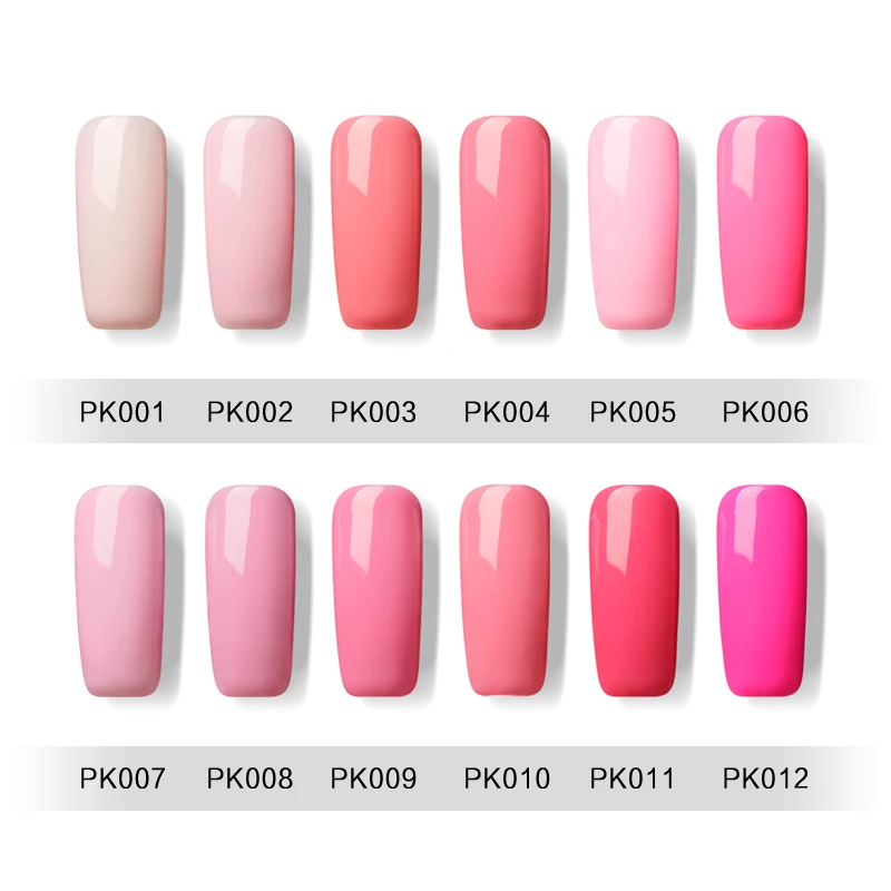 УФ гель для ногтей MYS 7 мл долговечный Цветной Гель лак Nair Art 1 розовый 12 цветов|gel nail