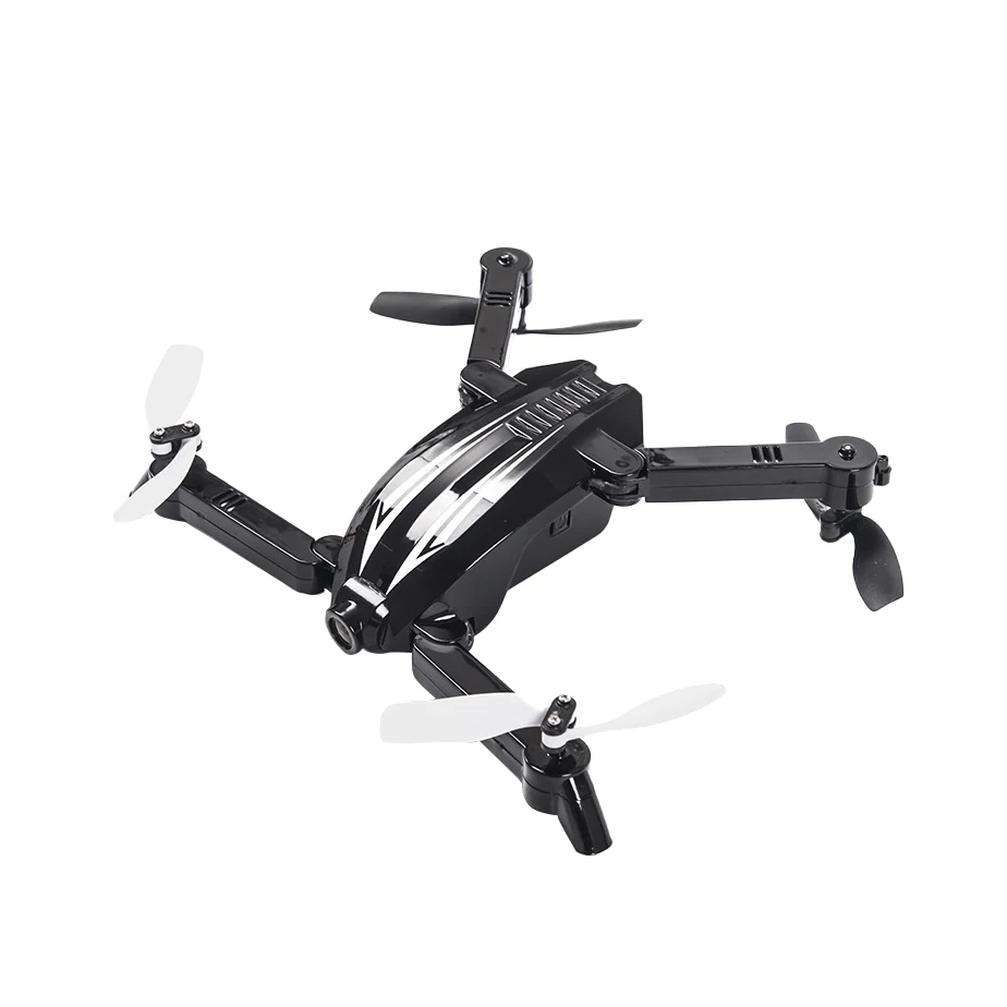 Black Flytec мини складной Дрон гоночный Дрон воздушный Дрон - Цвет: Black
