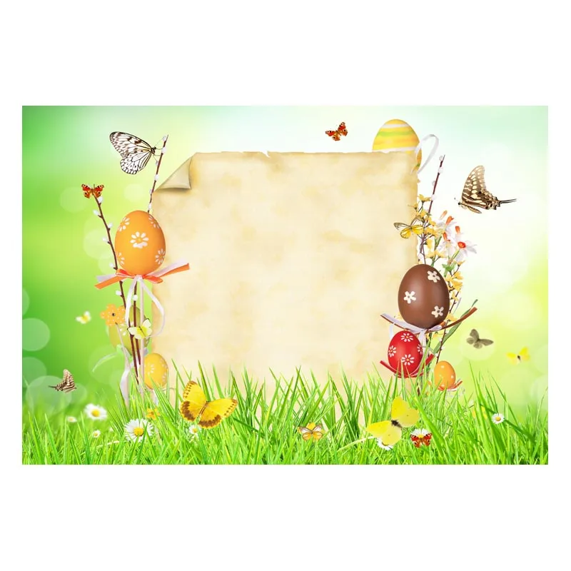 

Easter Day Vinyl Photography Backdrops Newborns Customized Computer Printed Background Easter Eggs Free shipping 7X5ft GE-178