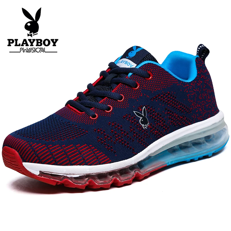 

Playboy men's shoes breathable running shoes summer full palm cushion shoes trend free shipping