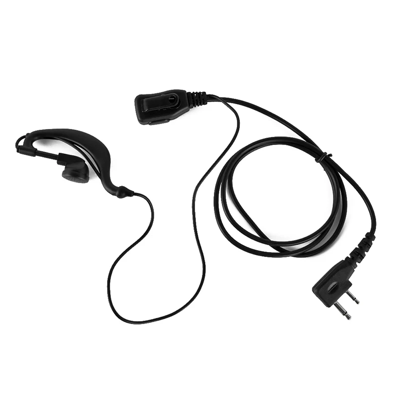 Ear Hook Lapel PTT Earpiece earphone microphone For two way radio