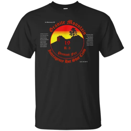 Prescott Granite Mountain Hotshots Memorial T Shirt NEW ARRIVAL tees