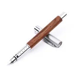 Роскошные деревянные авторучка M & G Творческий уникальный 0,38 мм EF перо Бизнес офис подарок финансовые чернила ручки с оригинальное