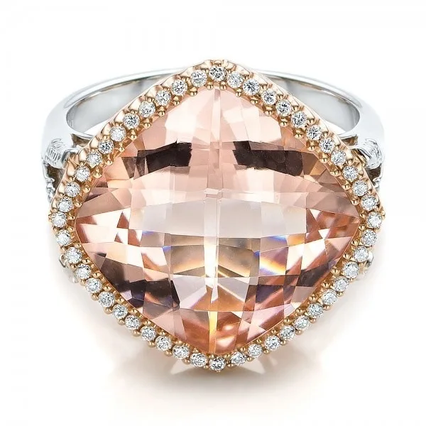 MOONROCY CZ розовый кристалл кольца серебро/розовое золото цвет кольцо цвета шампанского ювелирные изделия для женщин девочек подарок Прямая поставка