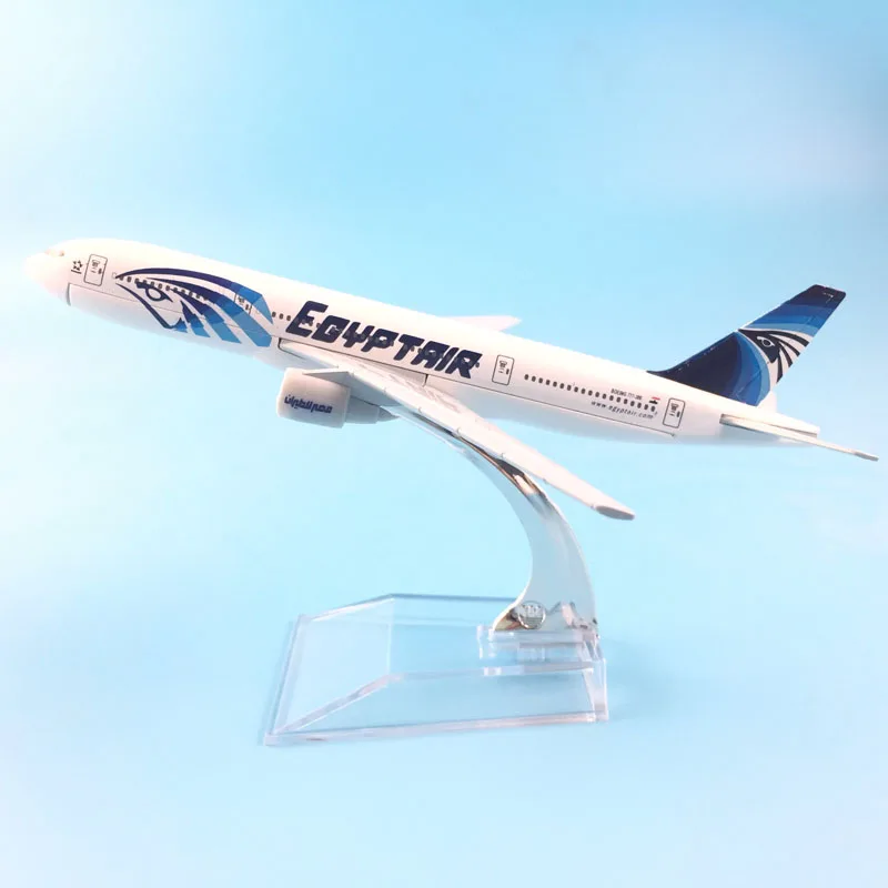 Бесплатная доставка 16 см модель самолета из металлического сплава Египет AIR 777
