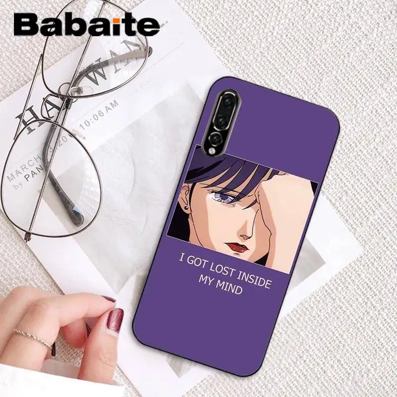 Beautiful eyes of cartoon anime girl