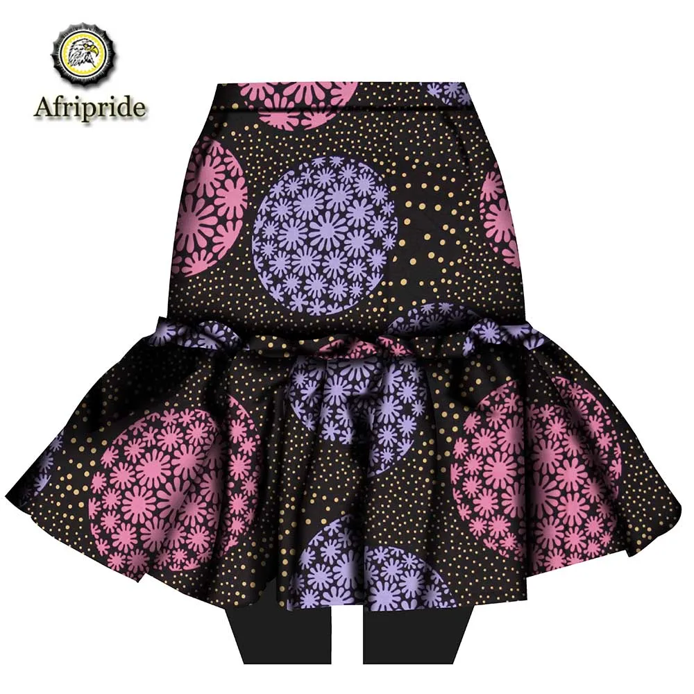 Африканская юбка для женщин AFRIPRIDE Базен riche Анкара принт Дашики традиционная Женская юбка Чистый хлопок S1827001