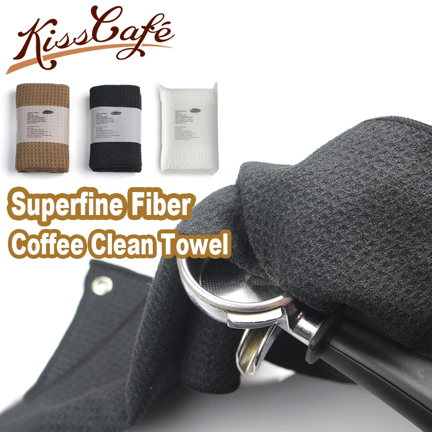 

Superfine Fiber Coffee Clean Towel High Fiber Bar Cleaning Cloth Cafe Professional Match Absorbent Coffee Machine Bar Tea Towel