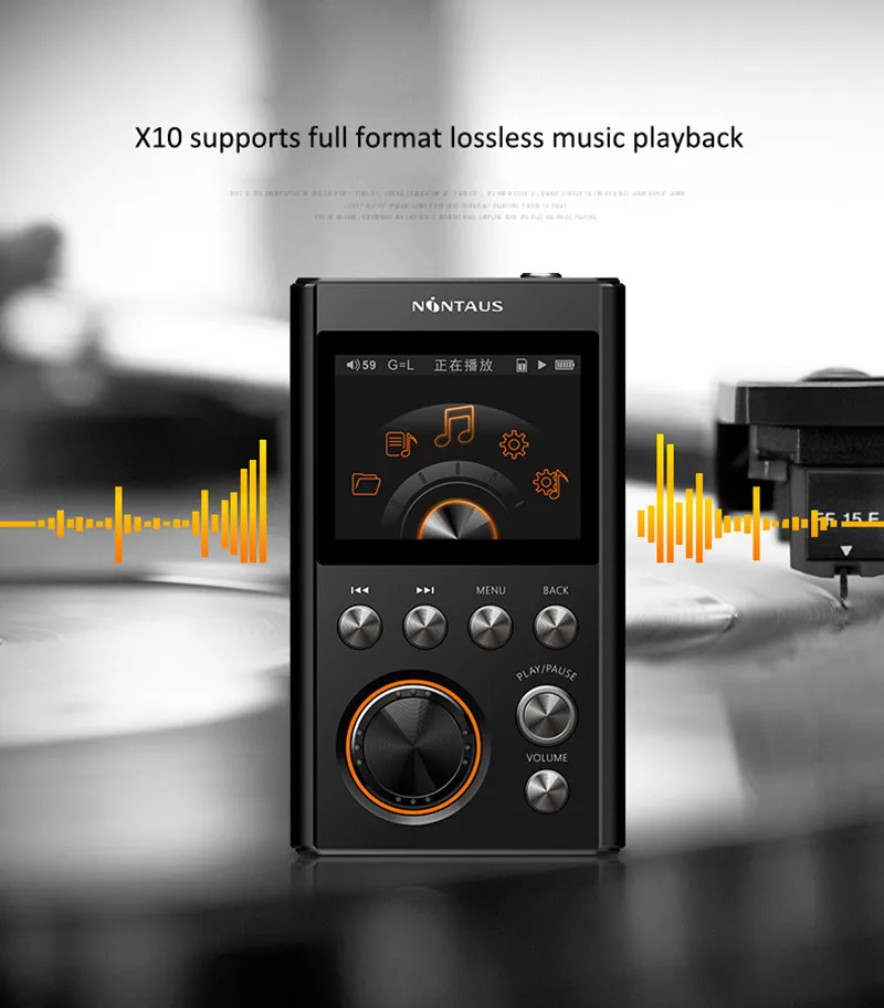 NiNTAUS X10 обновленная версия мини портативный DSD128 музыкальный плеер Спортивный MP3 плеер HiFi без потерь с автономным ЦАП 128 ГБ