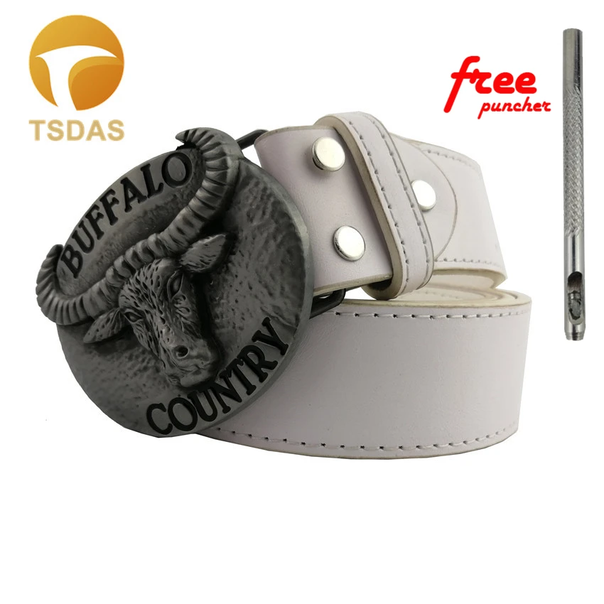 American Buffalo Belt Buckle 81*65mm With Silver Finishing, Western