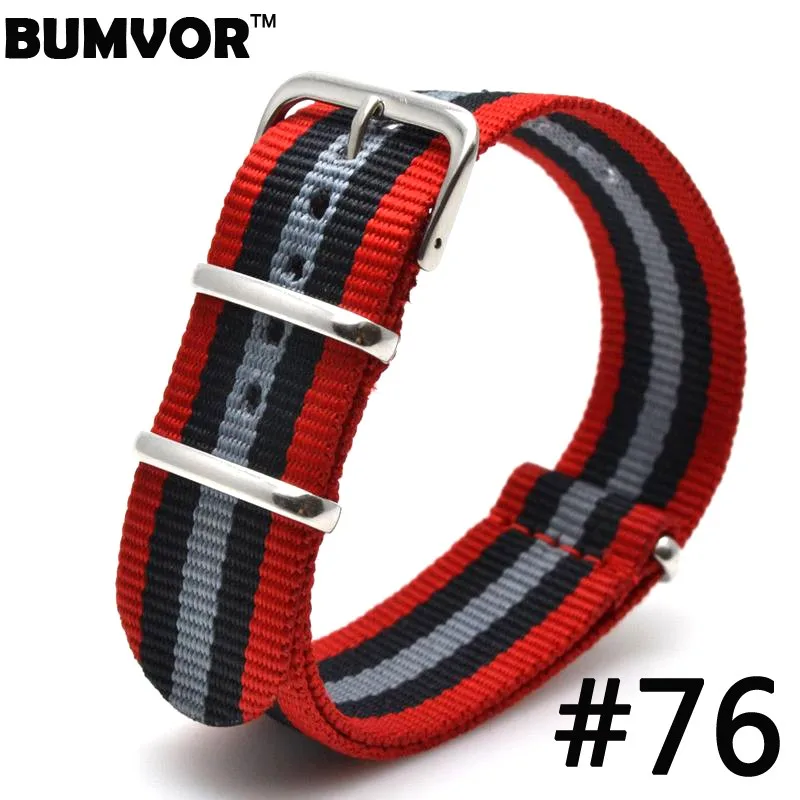 1pcs Nato Strap 22mm Nylon Watch Band Waterproof Watch Strap On For Hours men watchbands 57-83 1pcs Nato Strap 22mm Nylon Watch Band Waterproof Watch Strap On For Hours men watchbands 57-83