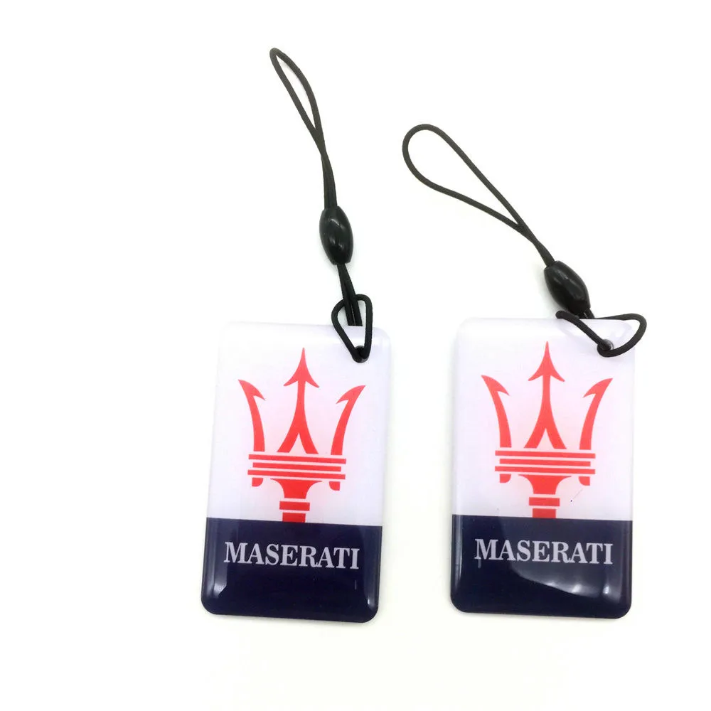 

UID RFID 13.56mhz Duplicator Copy IC Tag Tags Card Sticker Key Fob NFC Keyfobs Key Token Auto Logo Tags 5pcs