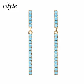 

Cdyle Dangle Earrings Women Earring Fashion Jewelry Elegant Austrian Rhinestone Romantic Anniversary Accessories Engagement Chic