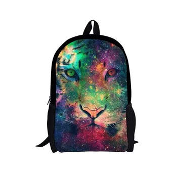 

THIKIN 2020 Fashion Animals Pattern Students Backpack 3D Tigers Cats Pattern School Backpack for Women Men Girls Boys Teenagers