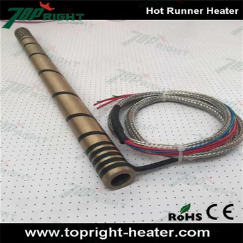 

ID12.7mm length320mm 220v500w hot runner nozzle heater /hot runner conical heater for injection mold