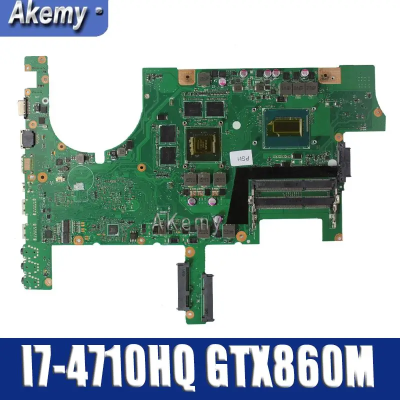 Amazoon Rog G751JM Laptop Moederbord Voor Asus G751JM G751J G751 Test Originele Moederbord I7-4710HQ GTX860M Amazoon Rog G751JM Laptop Moederbord Voor Asus G751JM G751J G751 Test Originele Moederbord I7-4710HQ GTX860M