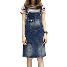 Женская элегантная джинсовая юбка с регулируемыми лямками и карманами без рукавов негабаритных комбинезонов юбки женские джинсовые юбки XH333