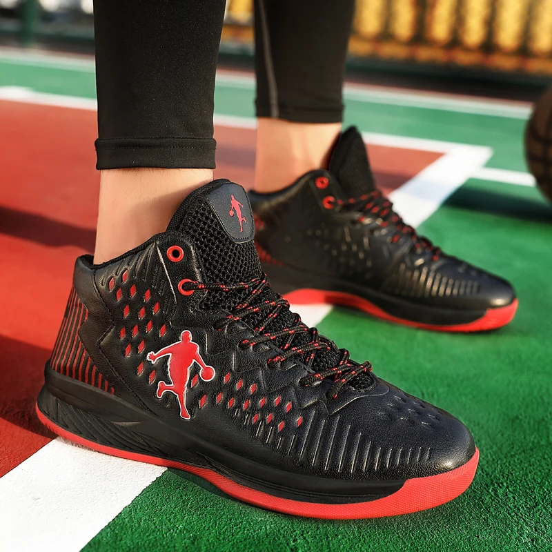 Baloncesto de los hombres zapatos de encaje transpirable Zapatos de deporte de los hombres suela de aire de baloncesto al aire libre zapatillas de deporte Zapatos zapatillas de baloncesto k35