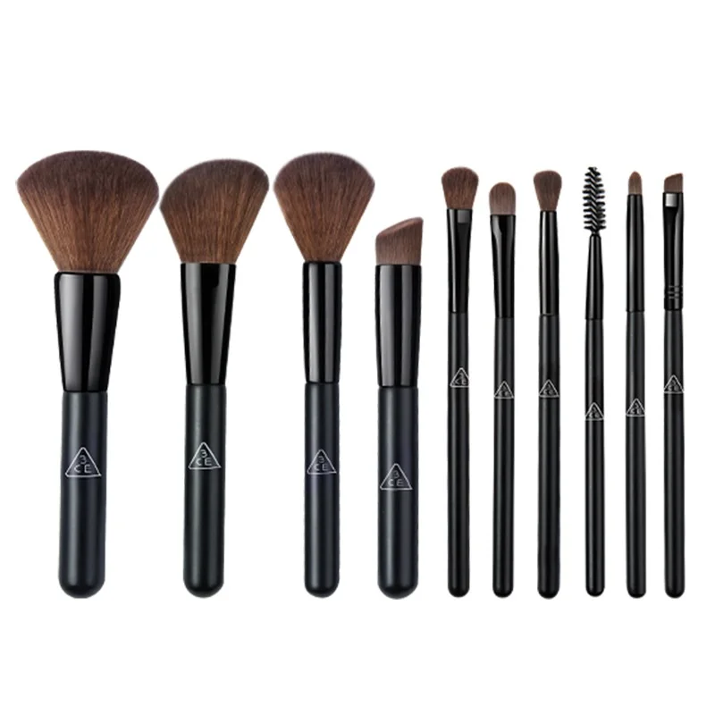 

10 Piece Set Makeup Brush Set Animal Hair Makeup Tool Set
