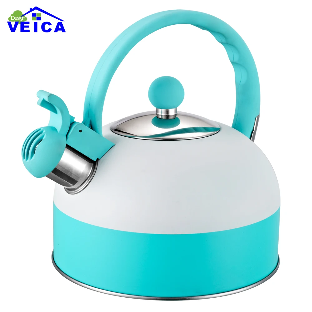Najtaniej 2020 nowy czajnik z gwizdkiem do kuchenki gazowej Chaleira Bouilloire dwukolorowy gwizdek ze stali nierdzewnej czajnik do herbaty butelka wody