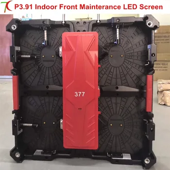 

Front mainterance P3.91 indoor 500*500mm magnets fixed die-casting aluminum equipment cabinet screen rental display
