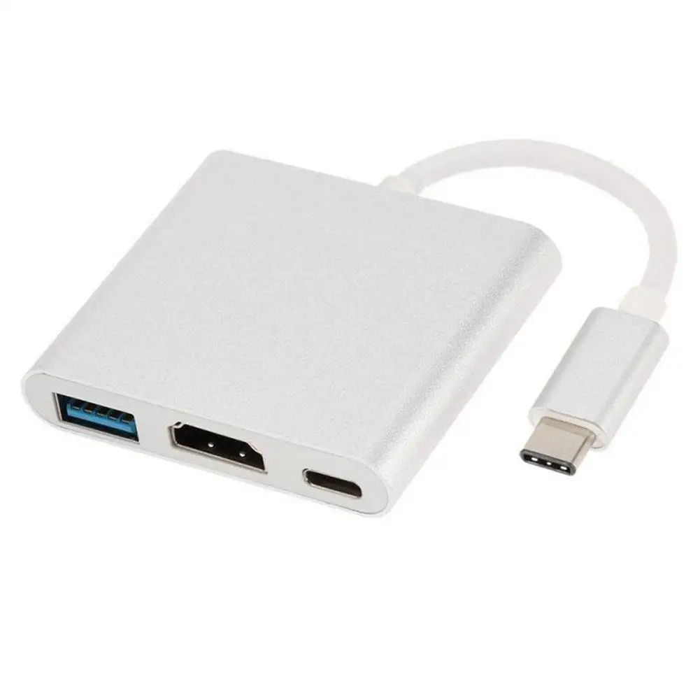 USB 3 1 Type C к 4K HDMI/USB 0/USB зарядный порт OTG адаптер кабель конвертер для нового MacBook