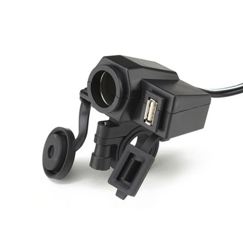 

2018 Car Charger 5V 2.1A Single USB Port Waterproof Phone Chargers Motorcycle Cigarette Lighter Motorcycle Accessories