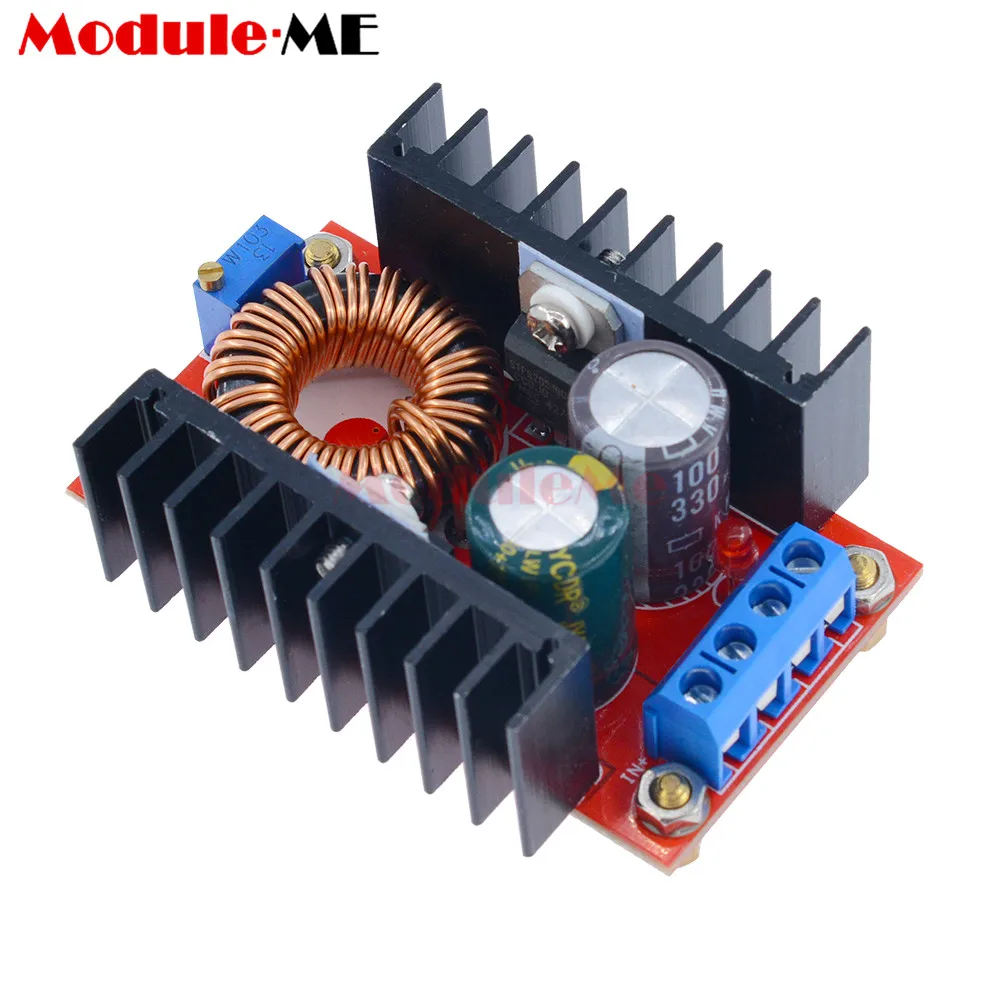 

DC-DC Converter Boost Power Supply Step Up Module 10-32V To 60-97V 100W Voltage Continuously Adjustable Best Selling