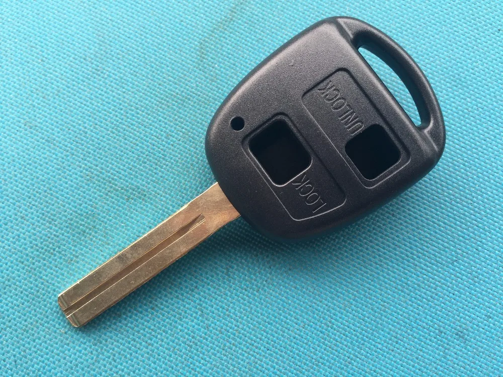 

ZABEUDEIR 1pcs New Replacement Shell Cover For Lexus IS200 GS300 LS400 RX300 2 Button Remote Key Shell Case Short Blade no logo