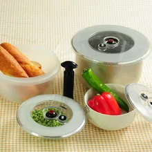 Вакуумная Крышка для контейнера, крышка для сохранения свежести, Вакуумная Крышка Для консерванта, банка для хранения продуктов, вакуумный контейнер для еды
